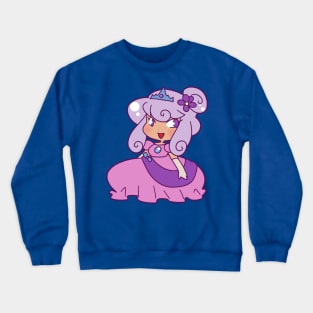 Purple Princess Crewneck Sweatshirt